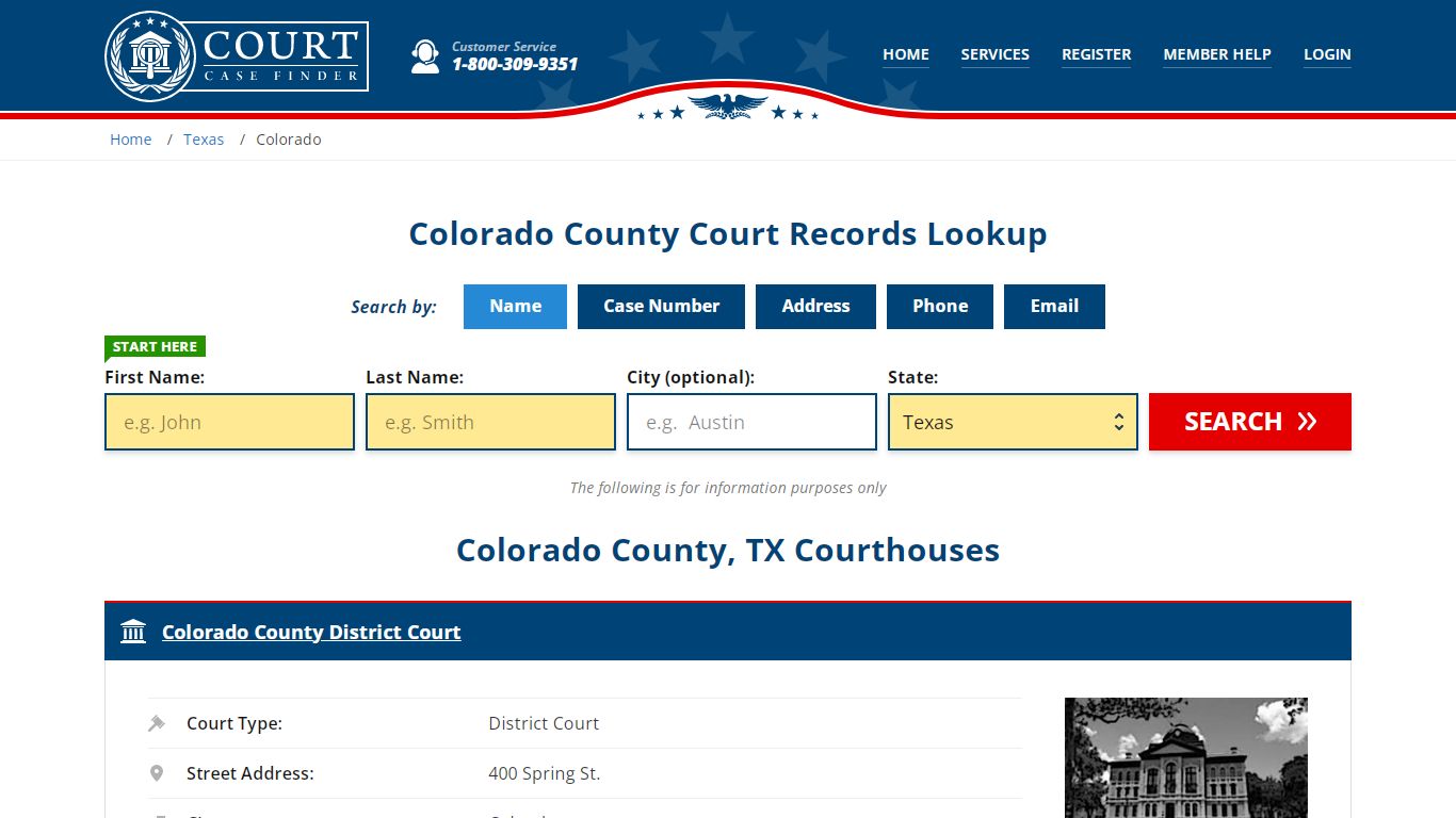 Colorado County Court Records | TX Case Lookup